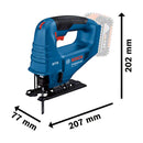 Bosch Cordless Jig Saw GST 183-LI Solo excl Battery & Charger - image 03