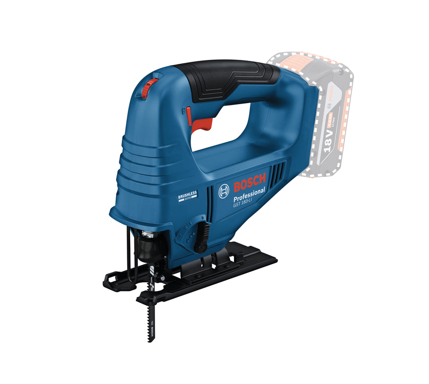 Bosch Cordless Jig Saw GST 183-LI Solo excl Battery & Charger - 0