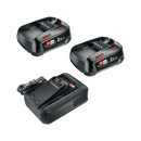 Bosch StarterKit 18V 2.5Ah Charger & 2 Batteries-1