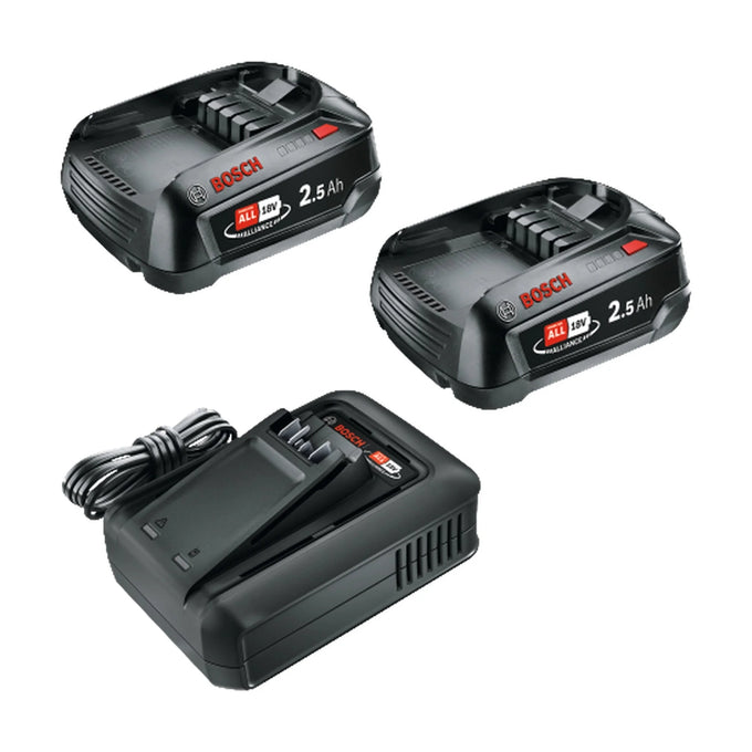 Bosch StarterKit 18V 2.5Ah Charger & 2 Batteries - image 01