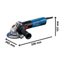 Bosch Small Angle Grinder GWS 20-125 SB - image 03