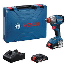 Bosch Cordless Impact Driver/Wrench GDX 18V-285 incl 2x2.0Ah Batteries - 0