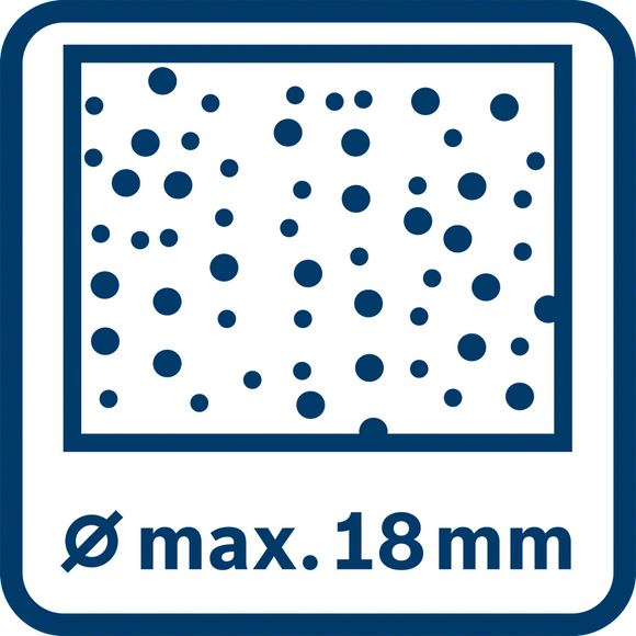 Bosch Cordless Rotary Hammers 1-2KG GBH 18V-18 incl 2x2.0Ah Batteries