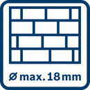 Bosch Cordless Rotary Hammers 1-2KG GBH 18V-18 incl 2x2.0Ah Batteries-11