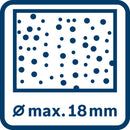 Bosch Cordless Rotary Hammers 1-2KG GBH 18V-18 incl 2x2.0Ah Batteries-13