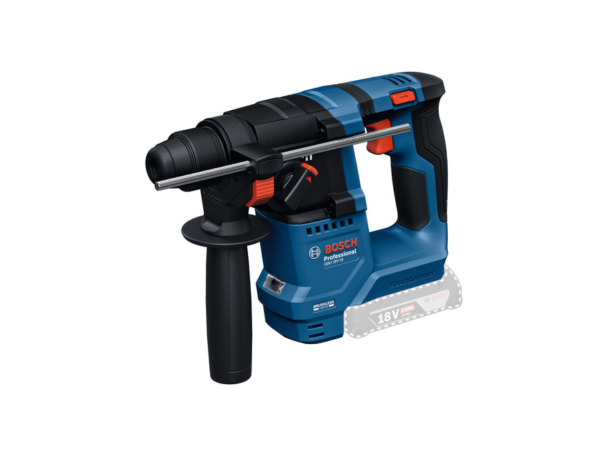Bosch Cordless Rotary Hammers 1-2KG GBH 18V-18 incl 2x2.0Ah Batteries