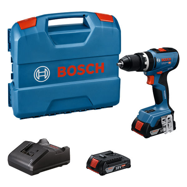 Bosch Cordless Impact Drill GSB 18V-65 incl 2x5.0Ah Batteries - 0