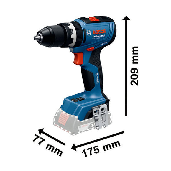 Bosch Cordless Impact Drill GSB 18V-65 incl 2x5.0Ah Batteries - image 05