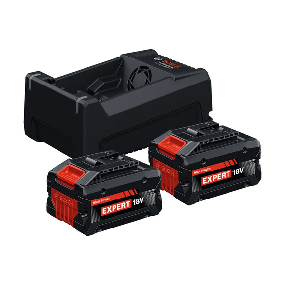 Bosch Starter Set 2x EXBA18V-55 + GAL12V/18V-80 - image 01