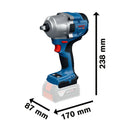 Bosch Cordless Impact Wrench GDS 18V-780 Solo excl Battery & Charger - image 04
