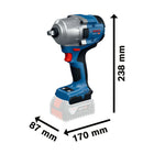 Bosch Cordless Impact Wrench GDS 18V-780 Solo excl Battery & Charger - image 04