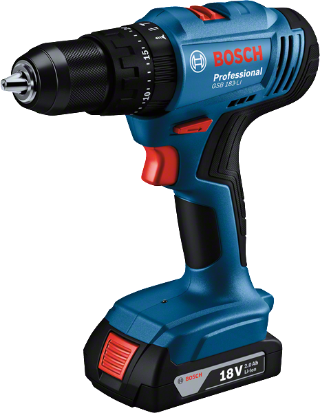 Bosch Cordless Impact Drill GSB 183-LI Solo excl Battery & Charger