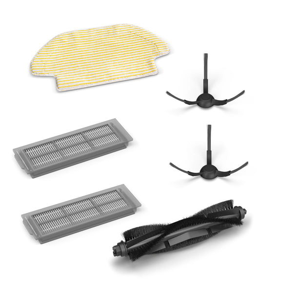Karcher RCV 3 Accessory Set (1 x Main Brush, 2 x Side Brush, 2 x Filter, 1 x Wiping Cloth)