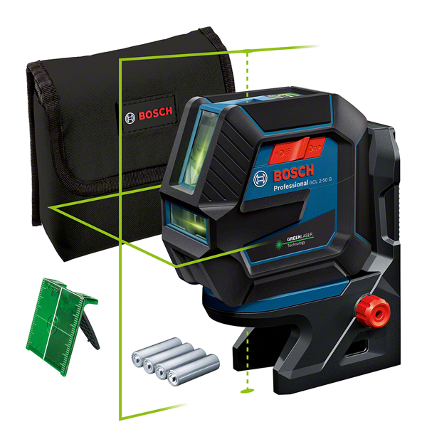 Bosch Self Leveling Green Beam Combi Laser GCL 2-50 G - 0
