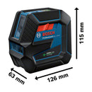 Bosch Self Leveling Green Beam Combi Laser GCL 2-50 G - image 03