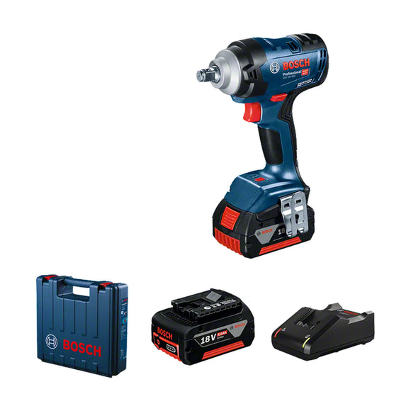 Bosch Cordless Impact Wrench GDS 18V-400 incl 2x5.0Ah Batteries( Discontinued) - image 01