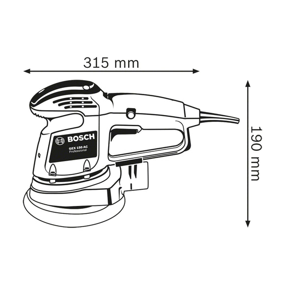 Bosch Random Orbital Sander GEX 34-150 - image 06