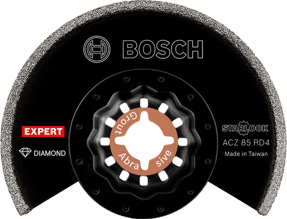 Bosch EXPERT Grout Segment Blade ACZ 85 RD4 Multitool Blade 85 mm