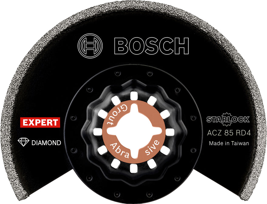 Bosch EXPERT Grout Segment Blade ACZ 85 RD4 Multitool Blade 85 mm