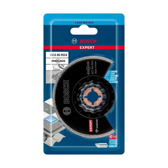 Bosch EXPERT Grout Segment Blade ACZ 85 RD4 Multitool Blade 85 mm - image 02