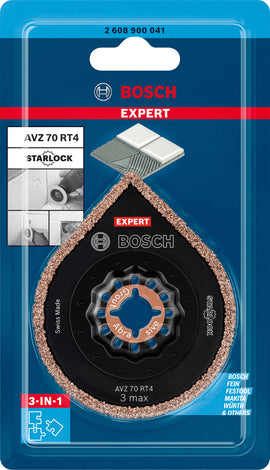 Bosch EXPERT 3 max AVZ 70 RT4 Multitool Grouting Plate 70 mm - 0