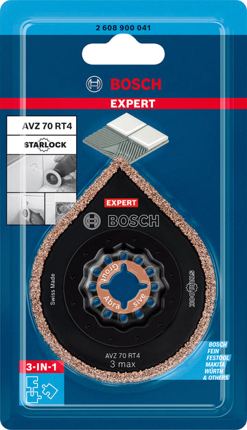 Bosch EXPERT 3 max AVZ 70 RT4 Multitool Grouting Plate 70 mm - 0