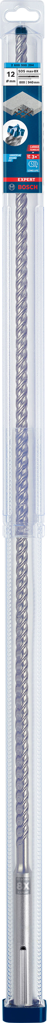 EXPERT SDS max-8X Hammer Drill Bit 12 x 800 x 940 mm