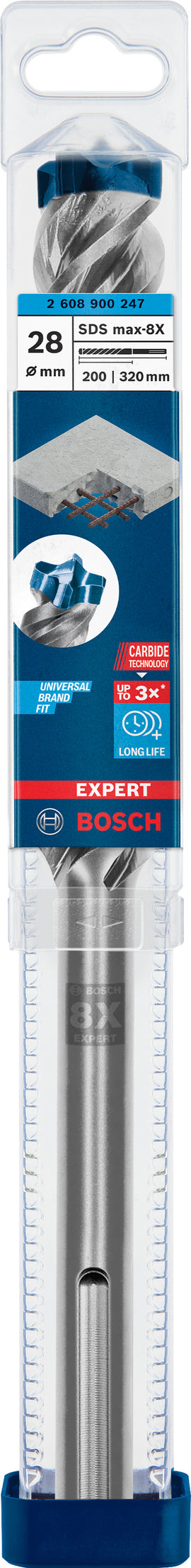 EXPERT SDS max-8X Hammer Drill Bit 28 x 200 x 320 mm - 0