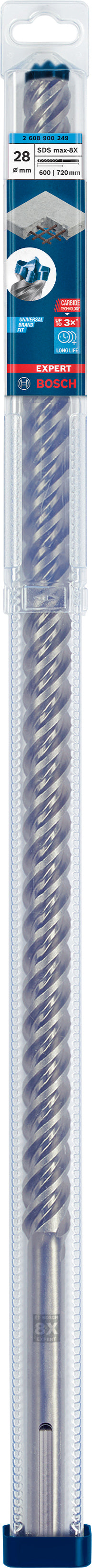 EXPERT SDS max-8X Hammer Drill Bit 28 x 600 x 720 mm - 0