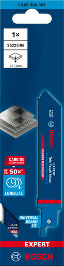 EXPERT ‘Thin Tough Metal’ S 522 EHM Reciprocating Saw Blade 1-pc
115x19x1-2