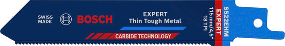 EXPERT ‘Thin Tough Metal’ S 522 EHM Reciprocating Saw Blade 1-pc
115x19x1