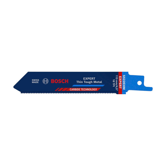EXPERT ‘Thin Tough Metal’ S 522 EHM Reciprocating Saw Blade 1-pc
115x19x1 - image 01