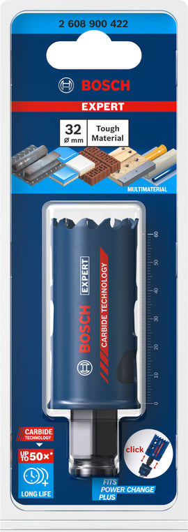 Expert Tough Material Holesaw 32 x 60MM - 0