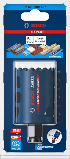 Expert Tough Material Holesaw 51 x 60MM - 0
