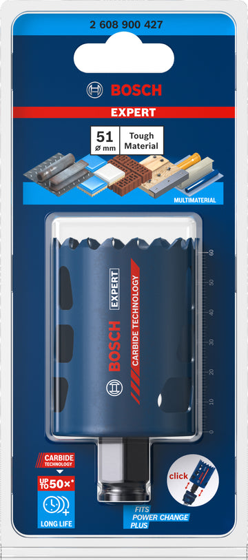 Expert Tough Material Holesaw 51 x 60MM - 0