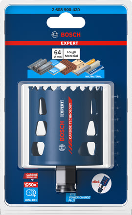 Expert Tough Material Holesaw 64 x 60MM - 0