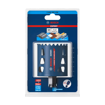 Expert Tough Material Holesaw 64 x 60MM - image 02