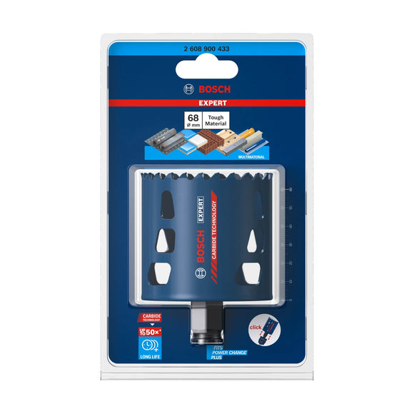 Expert Tough Material Holesaw 68 x 60MM - image 02