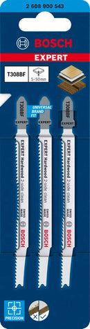 EXPERT ‘Hardwood 2-side clean’ T 308 BF Jigsaw Blade 3-pc-2