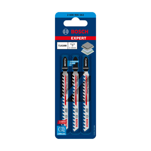 EXPERT ‘Fiber Plaster’ T 141 HM Jigsaw Blade 3-pc - image 02