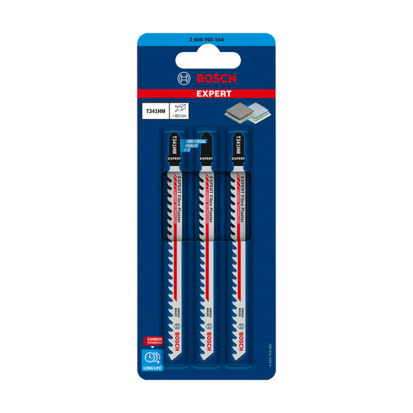 EXPERT ‘Fiber Plaster’ T 341 HM Jigsaw Blade 3-pc - image 02