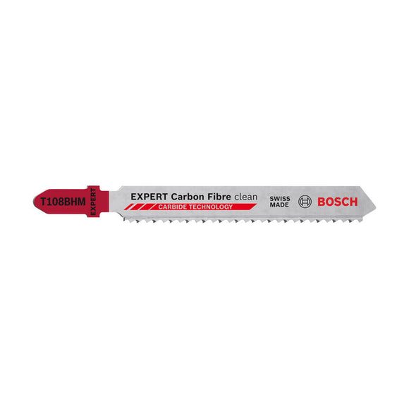 EXPERT ‘Carbon Fibre Clean’ T 108 BHM Jigsaw Blade 3-pc - image 01