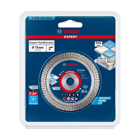 Bosch EXPERT Hard Ceramic 76 mm Diamond Cutting Disc 76 x 1.5 x 10 mm - image 02