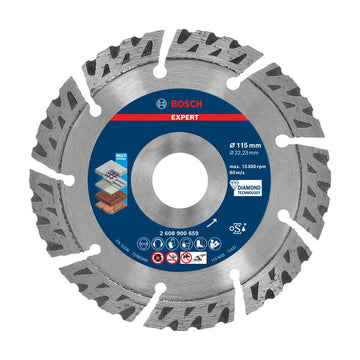 Bosch EXPERT MultiMaterial Diamond Cutting Disc 115 x 22,23 x 2,2 x 12 mm - image 01