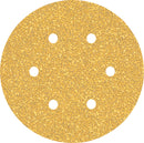 EXPERT C470 Sandpaper with 6 holes for Random Orbital Sanders 150 mm, G 40 5-pc-1