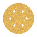 EXPERT C470 Sandpaper with 6 holes for Random Orbital Sanders 150 mm, G 40 5-pc - image 01