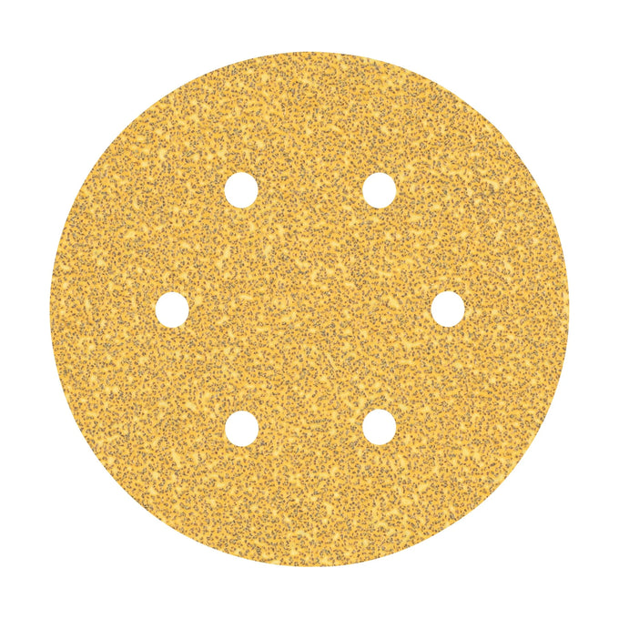 EXPERT C470 Sandpaper with 6 holes for Random Orbital Sanders 150 mm, G 40 5-pc - image 01