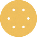 EXPERT C470 Sandpaper with 6 holes for Random Orbital Sanders 150 mm, G 120 5-pc-1
