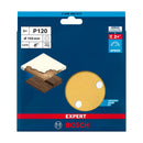 EXPERT C470 Sandpaper with 6 holes for Random Orbital Sanders 150 mm, G 120 5-pc - image 02