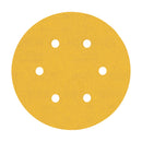 EXPERT C470 Sandpaper with 6 holes for Random Orbital Sanders 150 mm, G 240 5-pc - image 01